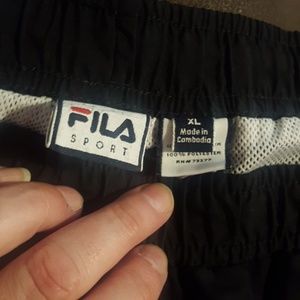 Fila Pants - Fila sport black capri Fila Pants - Fila sport black capri